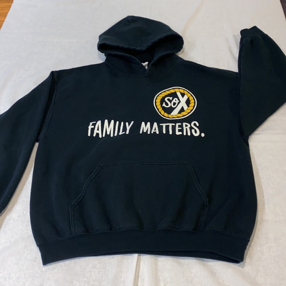 Chance the Rapper Sox Hoodie size large with 'Family Matters' Graphic